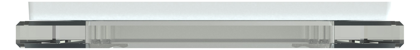 Rahmen 3f krws glz Glas f.GEB-K kristallweiß Unterputzmontage Rahmen 3f krws glz Glas f.GEB-K kristallweiß Unterputzmontage