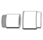 GROHE Verlängerungsset 46238 30mm DN20 für Wandbatterie 2 Stück moon white