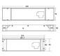 LED-Steuerung 1-200W 24V IP20 DALI dyn Metallgeh Dimmung DALI 330x79x39mm