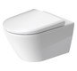 Duravit Wand-Tiefspül-WC-Set D-Neo mit WC-Sitz, Rimless, weiß