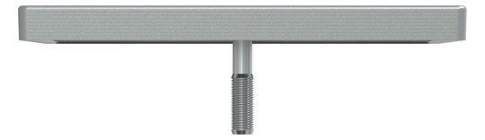 Zentralplatte Sat/TV/Radi System M alu Schraubbef 4f