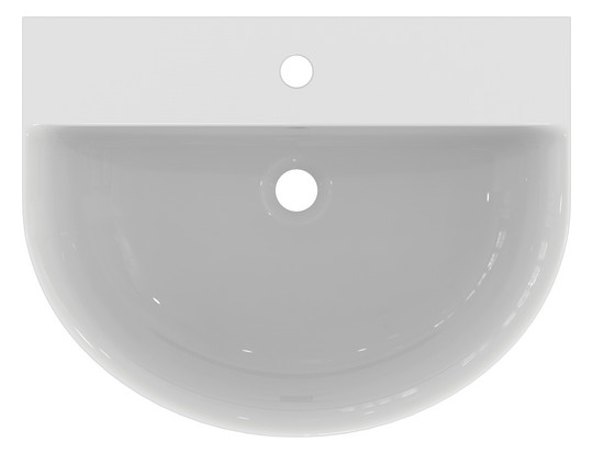 Ideal-Standard Waschtisch Connect Air mit Hahnloch und Überlauf, 60x46x16cm, weiß