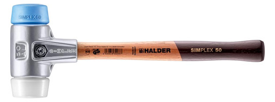 HALDER-Simplex-Schonhammer mit Alugehäuse 50 mm,...