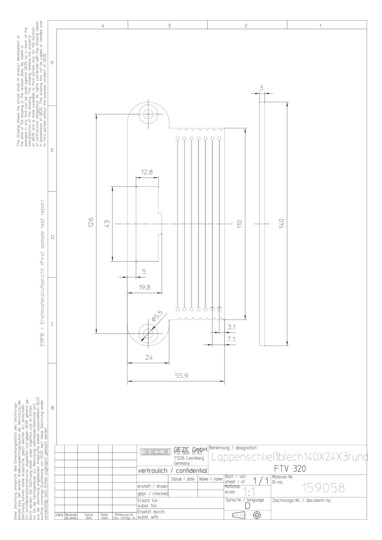 GEZE Geze 159064 SB-FTV 320-24x1  159064 