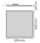 Ledvance PANEL COMPACT 600 UGR-19 2CCT 