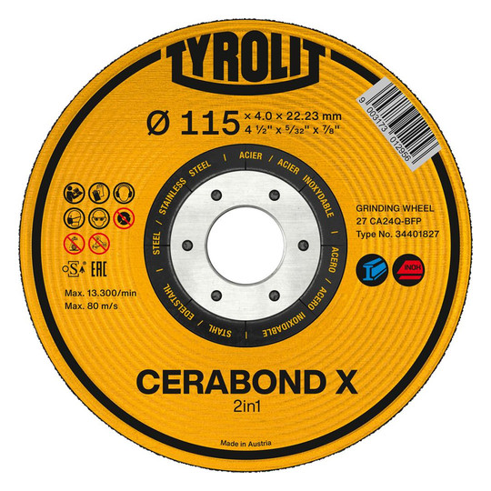 TYROLIT-Schruppscheibe CERABOND X - 230x7mm