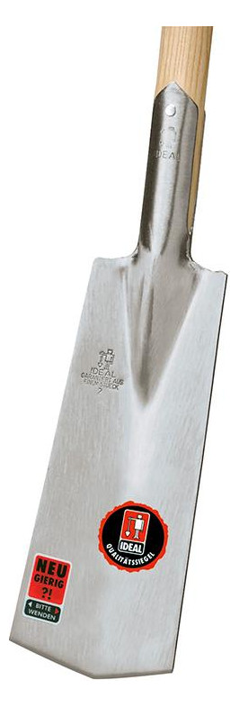 Bild Spaten Spieker Form Gr. 2 T-Stiel Tritts chutz - Ideal-0