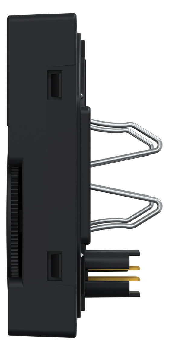 Raumtemperaturregler UP Zigbee sw mt Bedienelement Mit Vor-Ort Bedienung