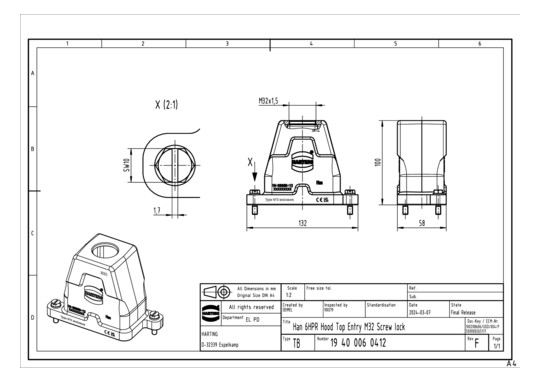 HART Han 6HPR-gg-SV-M32      19400060412 