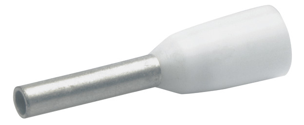 Aderendhülse 0,5qmm 6mm isol PP ws Cu Polypropylen (PP) verzinnt