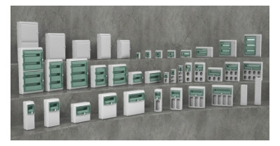 Kleinverteiler AP Acti9 1x12TE Kst IP65 267x200x112mm REG