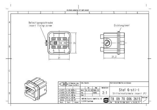 HART Lötanschluss            09700062615 