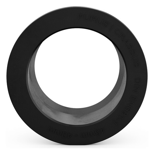 Crassus Gummiadapter CGA 45/40 mm, 0,5 bar