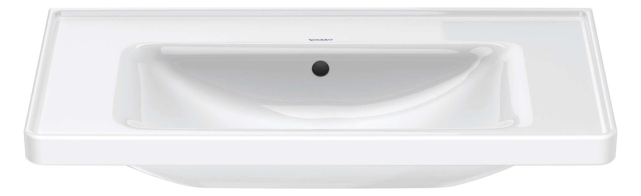 Duravit Möbel-Waschtisch D-Neo 80 x 48 cm, ohne Hahnloch, weiß WonderGliss, mit Überlauf, Hahnlochbank Duravit Möbel-Waschtisch D-Neo 80 x 48 cm, ohne Hahnloch, weiß WonderGliss, mit Überlauf, Hahnlochbank