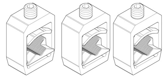 ABN Rahmenklemme NH2/3           XASRK22 