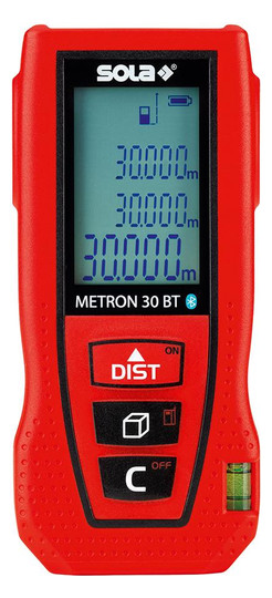 SOLA-Laser-Entfernungsmesser METRON 30 BT - 0,05-30m