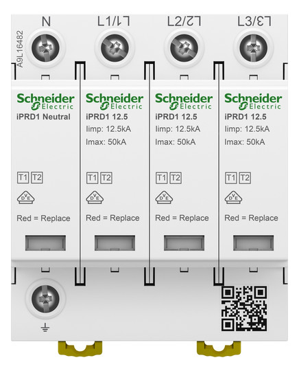 Kombi-Ableiter TS35 4p TN-S TT 400VAC 1,5kV Hutschiene TH35 Netzform TN-S 4TE