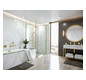 hansgrohe Zahnbecher AddStoris mit Glas, Wandmontage, Metall, polished gold optic