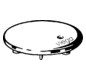 560812-TEMPOSET-ABDECKHAUBE,AB BJ'06/2006, EDELMATT, VELOURCHROM