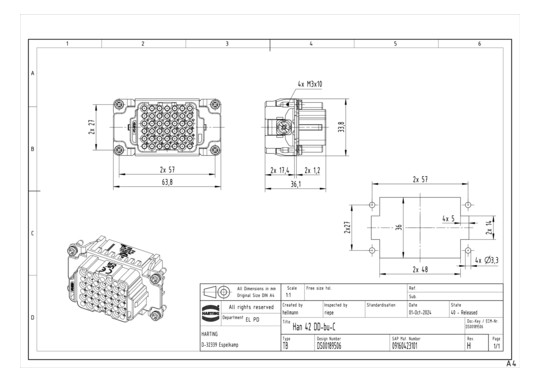 HART Steckdoseneinsatz       09160423101 