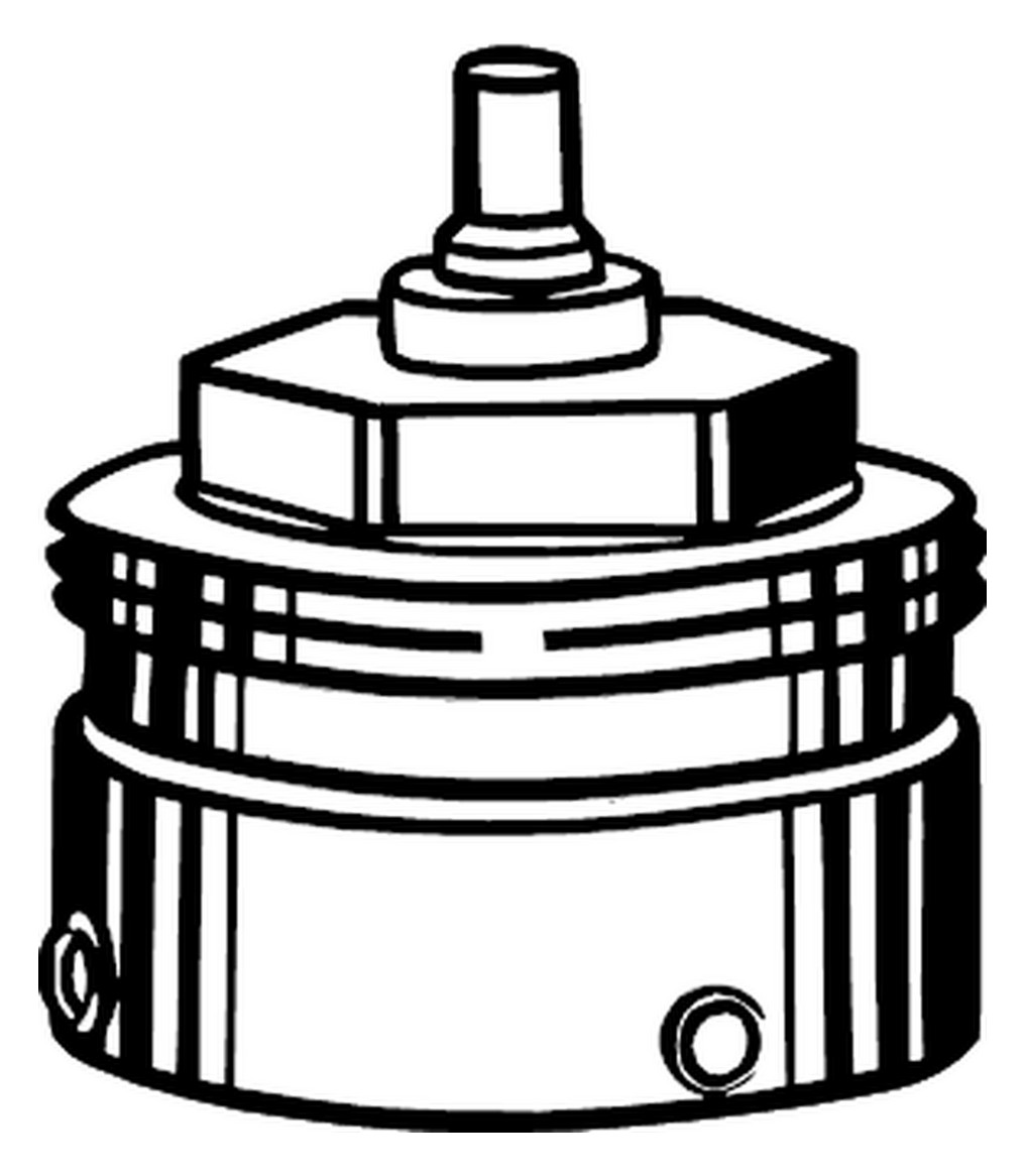 Heimeier Adapter auf Danfoss RAVL-Ventilunterteil