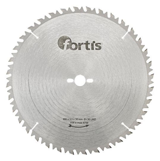 fortis-HW-Tischkreissägeblatt LWZ 400x3,5x30 mm, 36Z