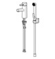 HANSA Waschtisch-Einhebelmischer HANSADESIGNO Style Hebel oben, ohne Ablaufgarnitur, Ausladung 119mm, chrom