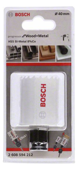 Lochsäge Ø40mm T44mm Steckachse Holz Geeignet für Holz