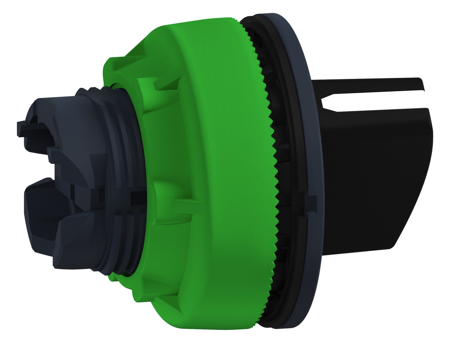 Wahlschalter 2stuf Drehkn rnd Ø30mm 37x37mm Schaltfunktion verrastend