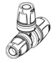 TECE T-Stück TECElogo Push 32 x 25 x 32 mm, reduziert, PPSU