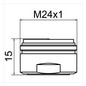 NEOPERL Strahlregler HONEYCOMB Laminar M 24 x 1, 13,5-15 l/min, verchromt