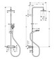 hansgrohe Showerpipe 230 Vernis Shape mit Thermostat, 1jet, EcoSmart, 6,8 l/min, mattschwarz