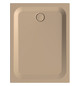 Duschwanne BetteUltra 1260 120x90x3,5cm, Antirutsch/Pro, Mini-Wannenträger, greige