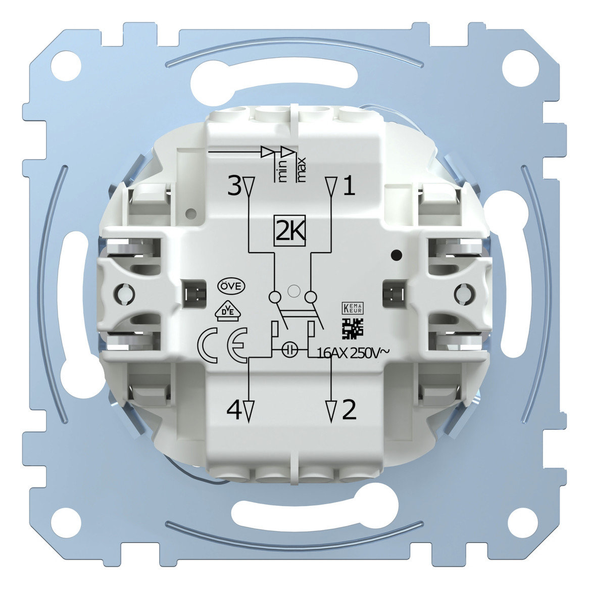 Kontroll-Wippschalter QuickFlex UP IP20 2p 1f 16AX