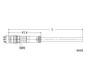 Sensor-Aktorkabel 3p 10m Serie 756 M8 Male ger fr.Ende Polyurethan (PUR) hfr