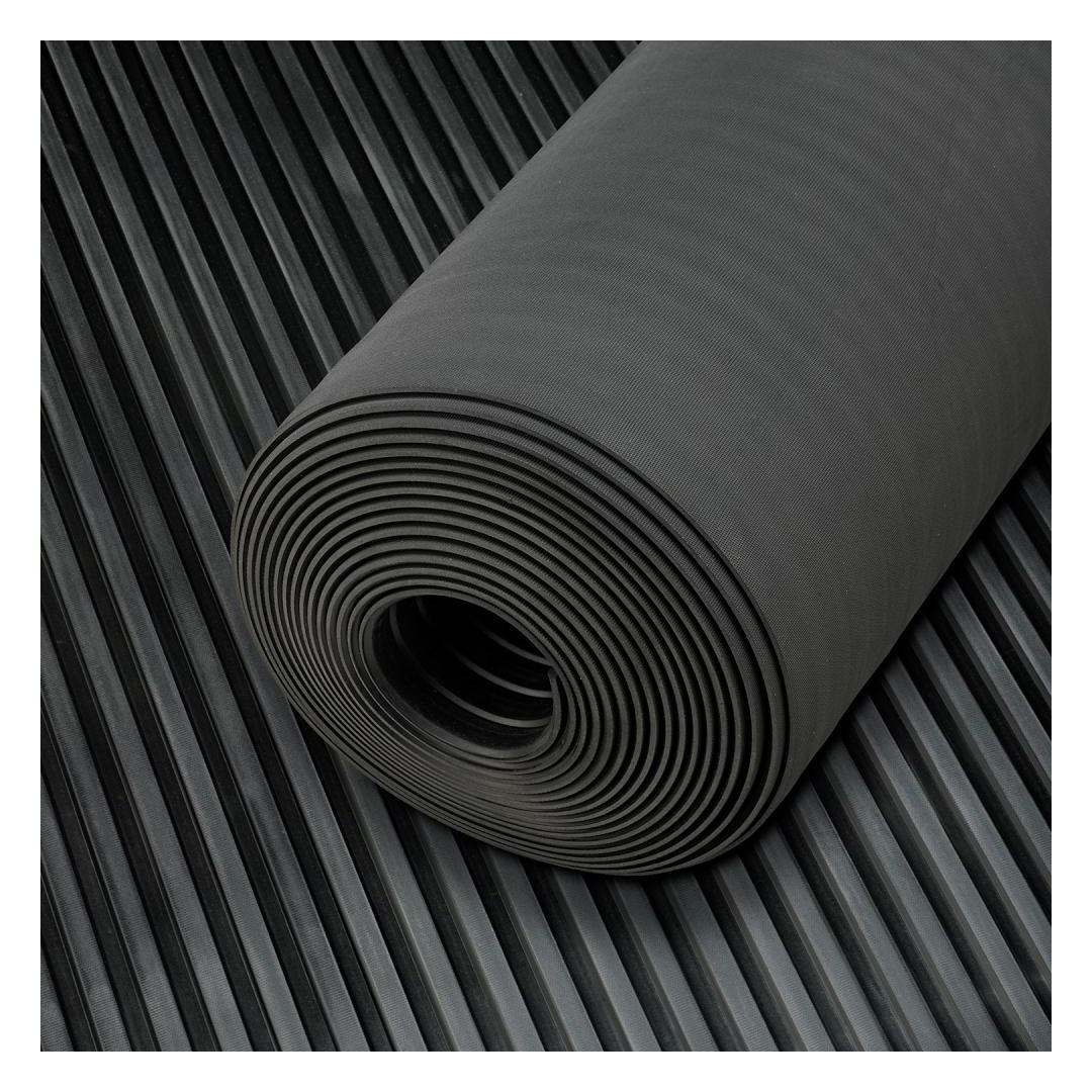 Bild Leistenmatte PRO, NR/SBR, schwarz, 6mm, 1000mm 10m FORTIS-2