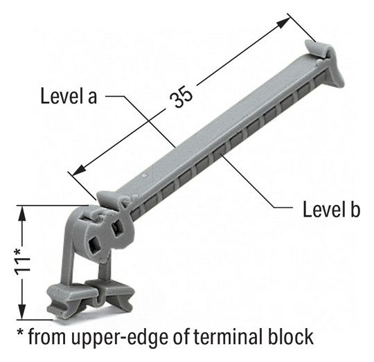 Bezeichnungshalter Kst Serie 249 35x5mm