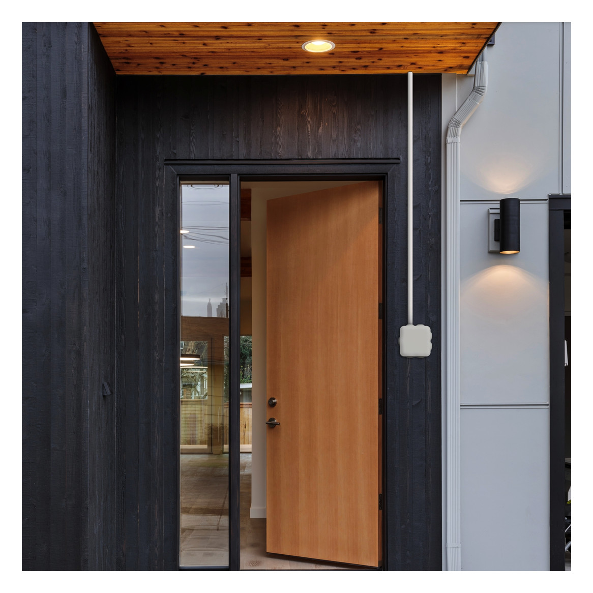 Abzweigdose IP55 2,5qmm 80x80x45mm gr Kst Wand/Decke