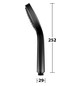 KEUCO Handbrause IXMO 3 Strahlarten, schwarz matt