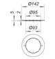 Dallmer Rahmenaufnahme Serie 10 CeraDrain/Tristo Drain S 10