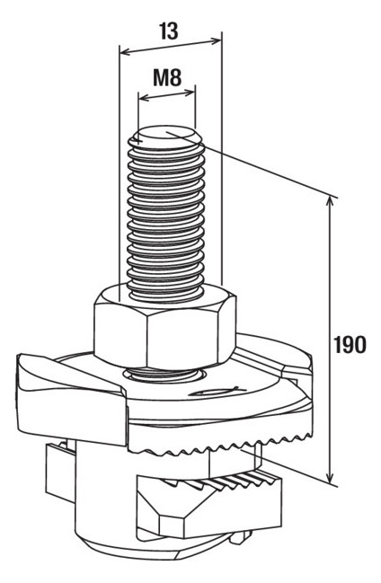 Bild Hammerkopfschraube FHS Clix 8x190 fische r - fischer-3