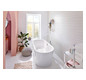 Kaldewei Badewanne CLASSIC DUO 1113 170x75cm, oval, freistehend, Antislip, schallschutz, weiß