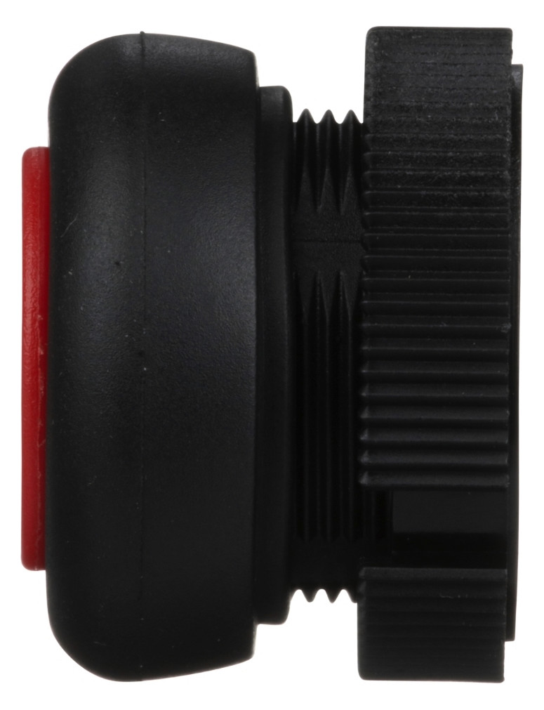 Drucktaster Front 1f rt Ø22,5mm rnd IP65 Tastend
