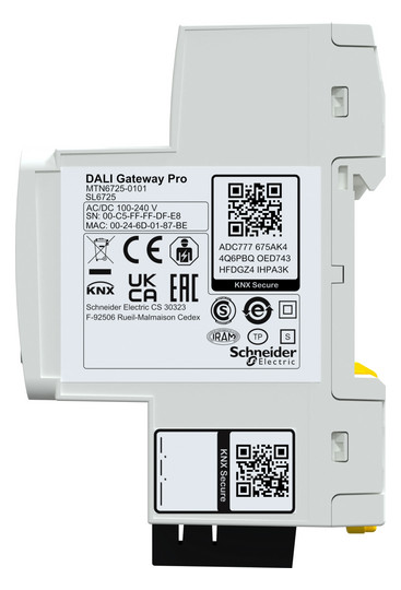 Gateway DALI KNX REG 100-240V LED 4TE m.LED-Anz IP20