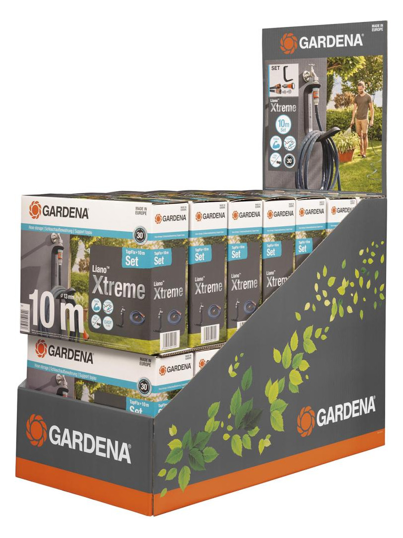 Bild Textilschlauch iano Xtreme Dispay 1/2"" 10m Set + TapFix - Gardena-1