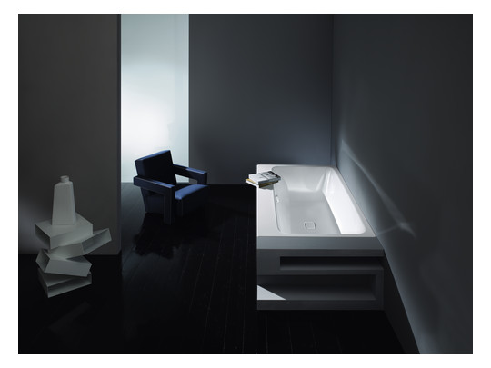 Kaldewei Badewanne ASYMMETRIC DUO 742 180x90cm, Grifflochbohrung, alpinweiß matt