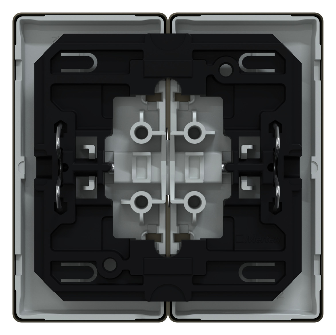 Wippe Serien Schalter System Design mokka metallic