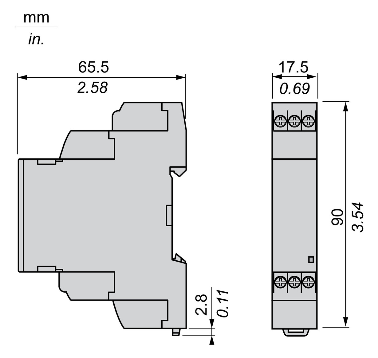 Phasenwächter 183-528V Funktion Phasenfolgeüberwachung