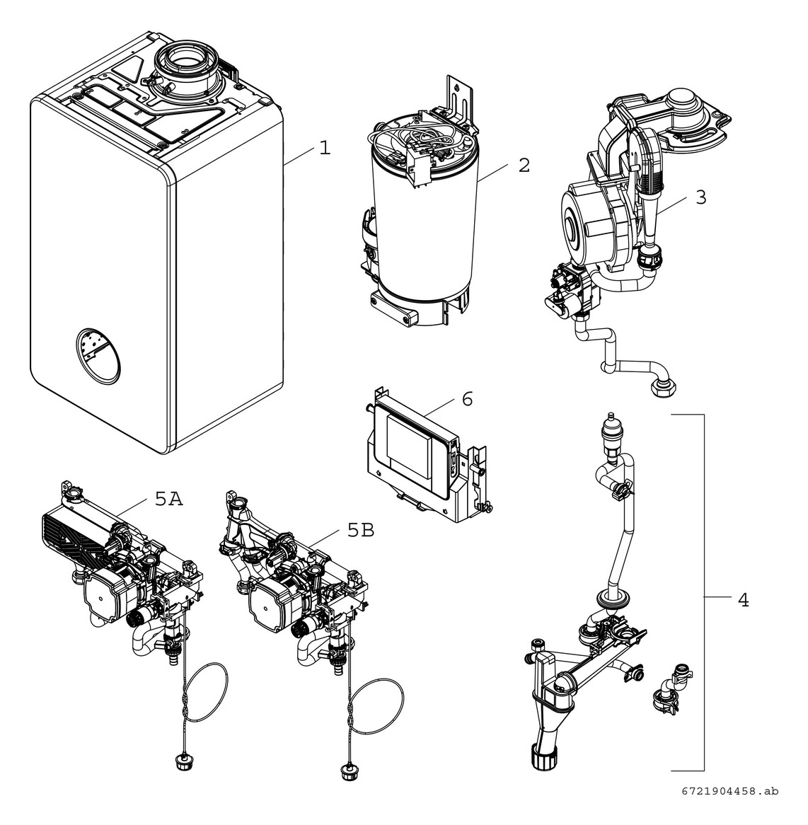 BOSCH Gas-Brennwertgerät Condens GC5300iW 24 P 23, mit Speicheranschluss, weiß