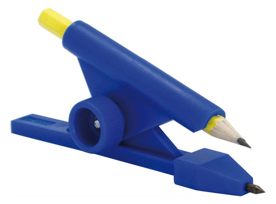 IQ-Tools-Parallelanreisser, blau mit Zirkelspitze